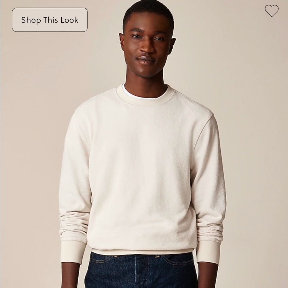 New Jcrew Men’s Long-sleeve textured sweater size small